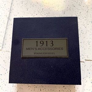 Two men’s braided bracelets.